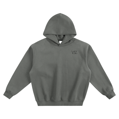 Fleeced Boxy Hoodie