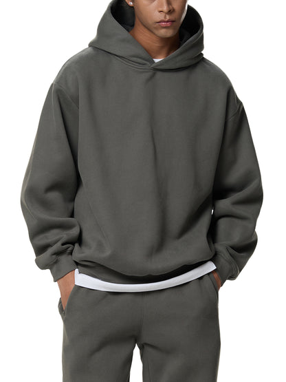 Fleeced Boxy Hoodie