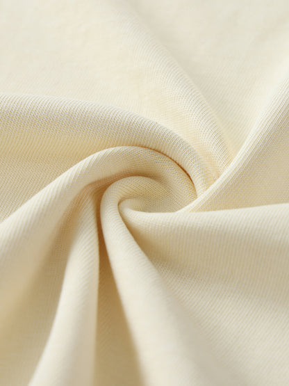 Oversized Contrast-Stitched Cotton Tee