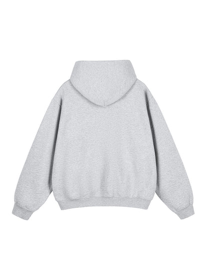 Fleeced Boxy Hoodie
